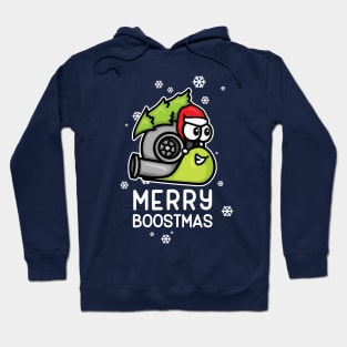 Christmas Sweater - Merry Boostmas Snail Hoodie